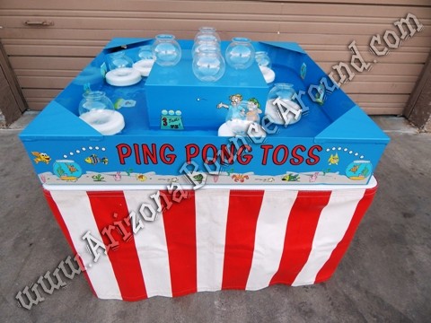 Ping Pong Toss carnival game rentals Phoenix